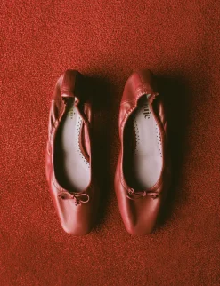 Souliers>Rouje Ballerines NICOISE CuirRouge