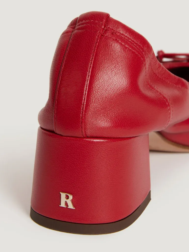 Souliers>Rouje Ballerines NICOISE CuirRouge