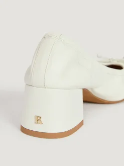 Souliers>Rouje Ballerines NICOISE CuirBlanc