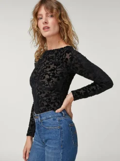 Tops|Bodys>Rouje Body TREVOR VeloursNoir