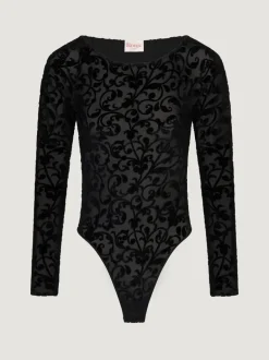 Tops|Bodys>Rouje Body TREVOR VeloursNoir