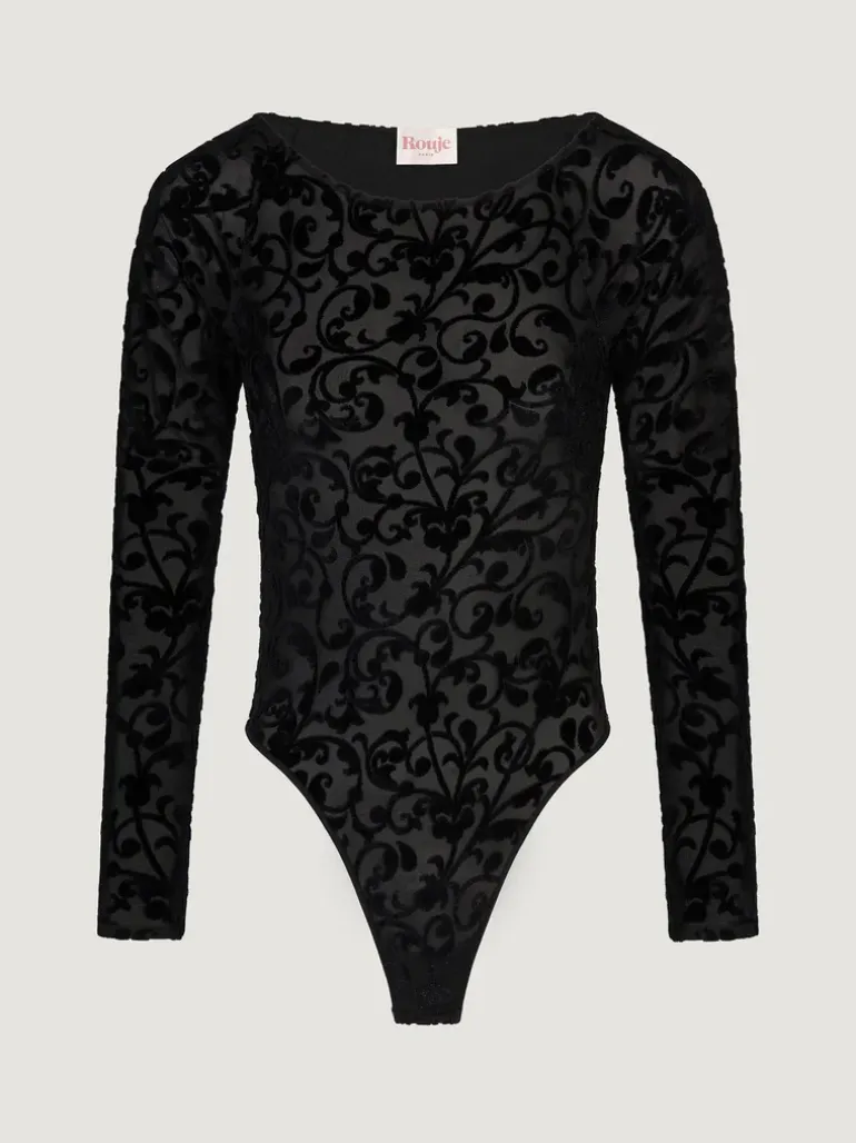 Tops|Bodys>Rouje Body TREVOR VeloursNoir
