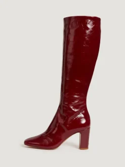 Souliers>Rouje Bottes CARLA VernisBordeaux