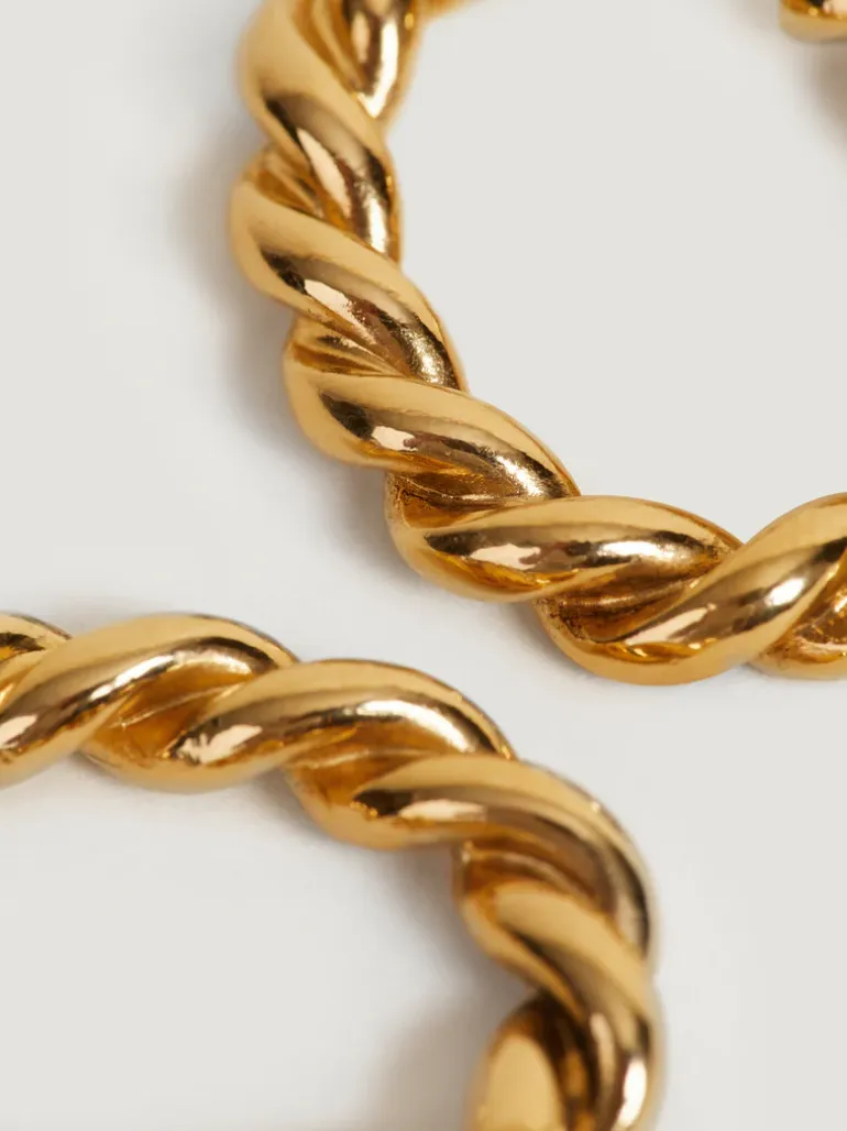 Bijoux>Rouje Boucles d'oreilles AUDREY DoréVieilli