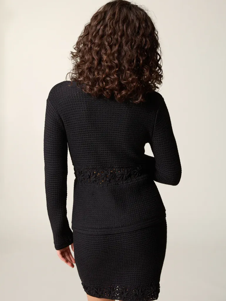 Mailles>Rouje Cardigan ANGELIA UniNoir
