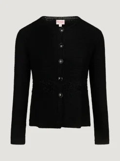 Mailles>Rouje Cardigan ANGELIA UniNoir