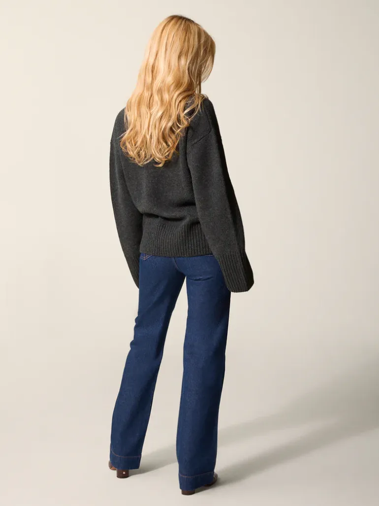 Mailles>Rouje Cardigan RANDY Anthracite