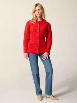Mailles>Rouje Cardigan SAM UniRouge