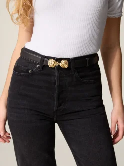 Ceintures>Rouje Ceinture BOUQUET CuirNoir