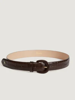 Ceintures>Rouje Ceinture COOPER CrocoChocolat