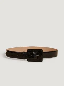 Ceintures>Rouje Ceinture NAWEL CrocoNoir