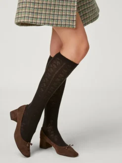 Accessoires D'hiver|Lifestyle>Rouje Chaussettes TRUDY PointelleMarron