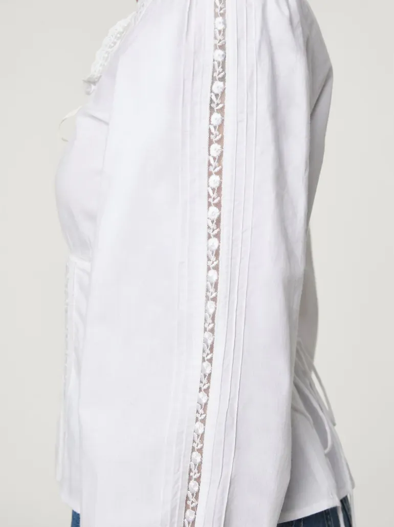 Tops>Rouje Chemise ANNETTE UniBlanc