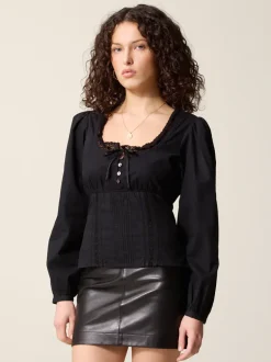 Tops>Rouje Chemise ANNETTE UniNoir