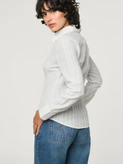 Tops>Rouje Chemise PALMY UniBlanc