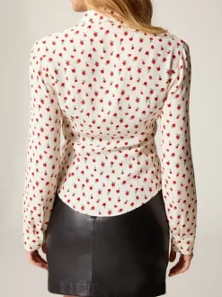 Tops>Rouje Chemise PALMYRA FLEURETTESAUVAGEECRU