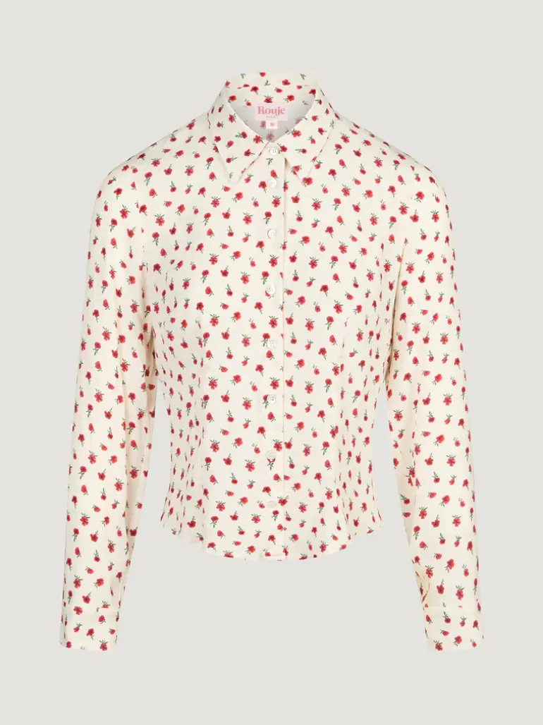 Tops>Rouje Chemise PALMYRA FLEURETTESAUVAGEECRU