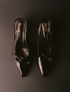 Souliers>Rouje Escarpins MILANAISE GLACENOIR