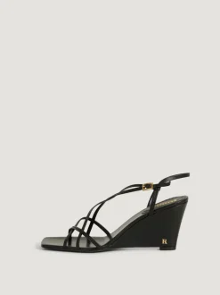 Souliers>Rouje Escarpins NAIA CuirLameNoir