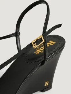 Souliers>Rouje Escarpins NAIA CuirLameNoir