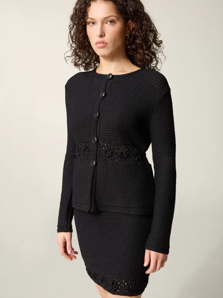 Jupes>Rouje Jupe CALYPSO UniNoir