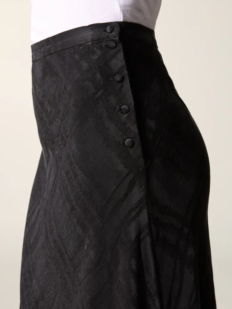 Jupes>Rouje Jupe FLORINE BlackJacquard
