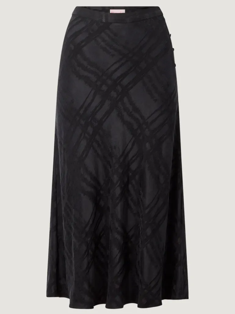 Jupes>Rouje Jupe FLORINE BlackJacquard
