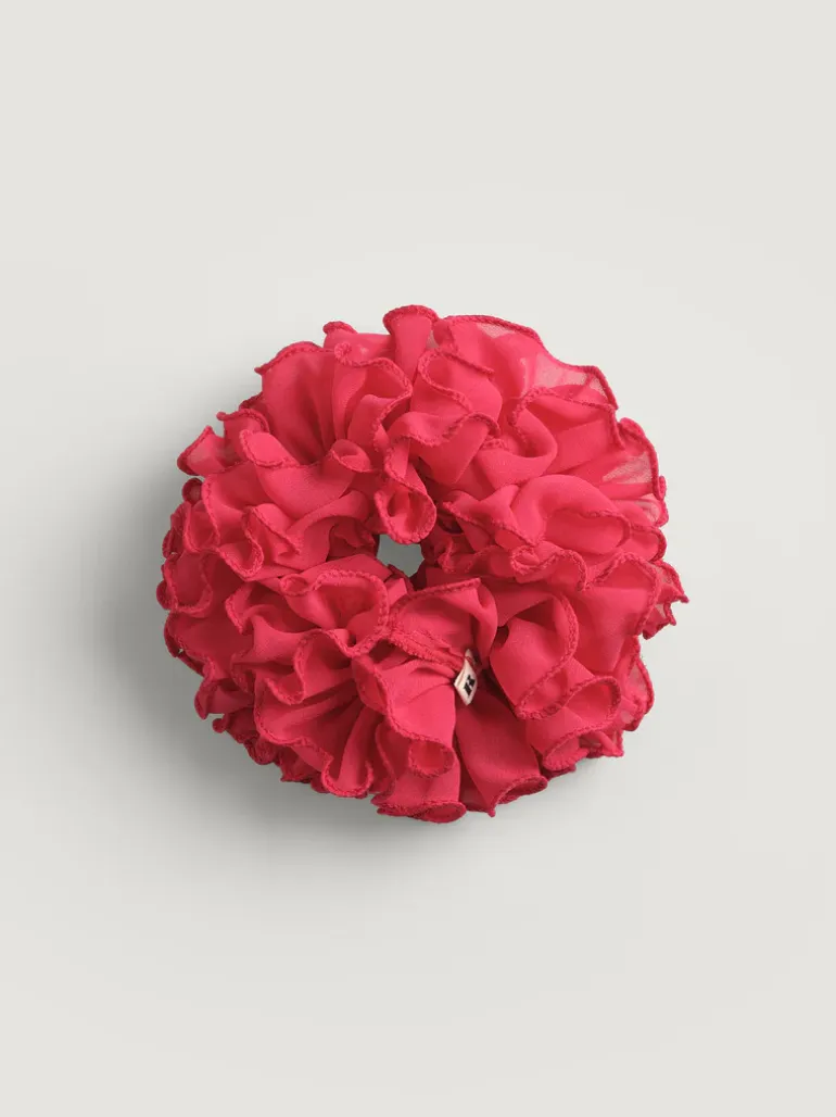 Lifestyle|Accessoires>Rouje MAFALDA scrunchie Framboise