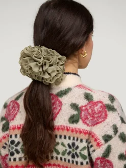 Lifestyle|Accessoires>Rouje MAFALDA scrunchie Kaki
