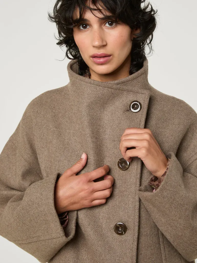 Manteaux & Vestes>Rouje Manteau GEDEON UniTaupe
