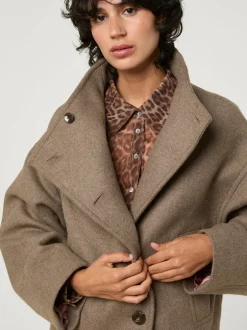 Manteaux & Vestes>Rouje Manteau GEDEON UniTaupe