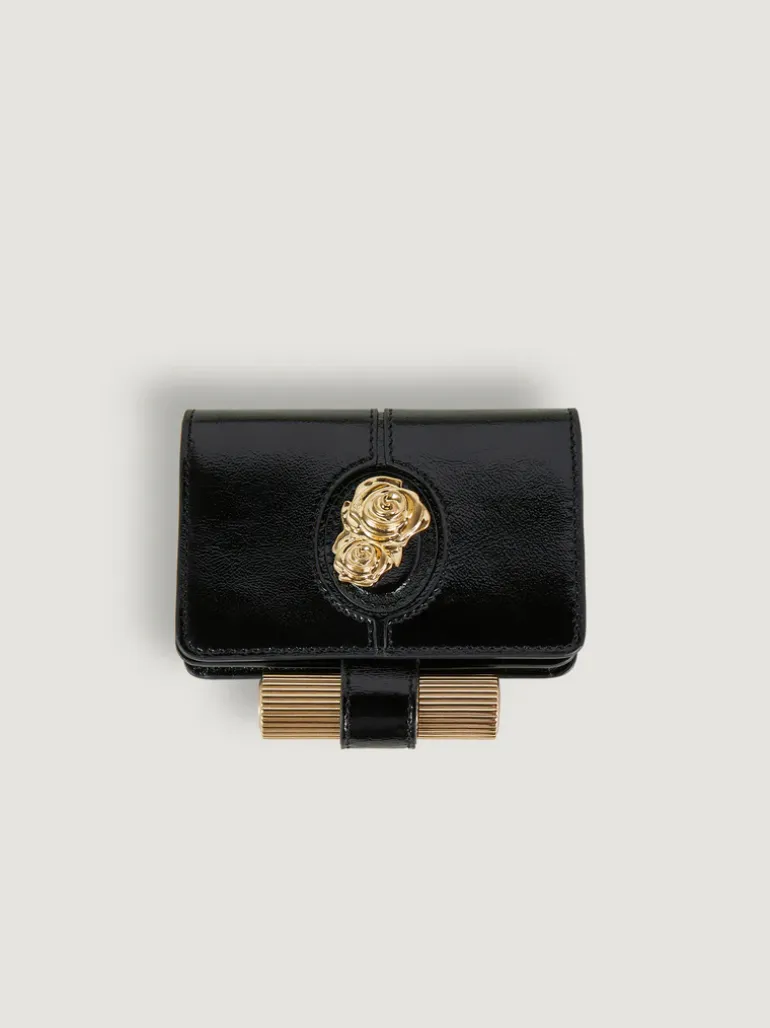 Petite Maroquinerie|Lifestyle>Rouje Portefeuille KIKI VernisNoir