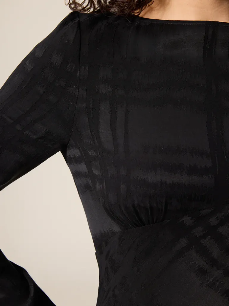 Robes>Rouje Robe ABIA BlackJacquard