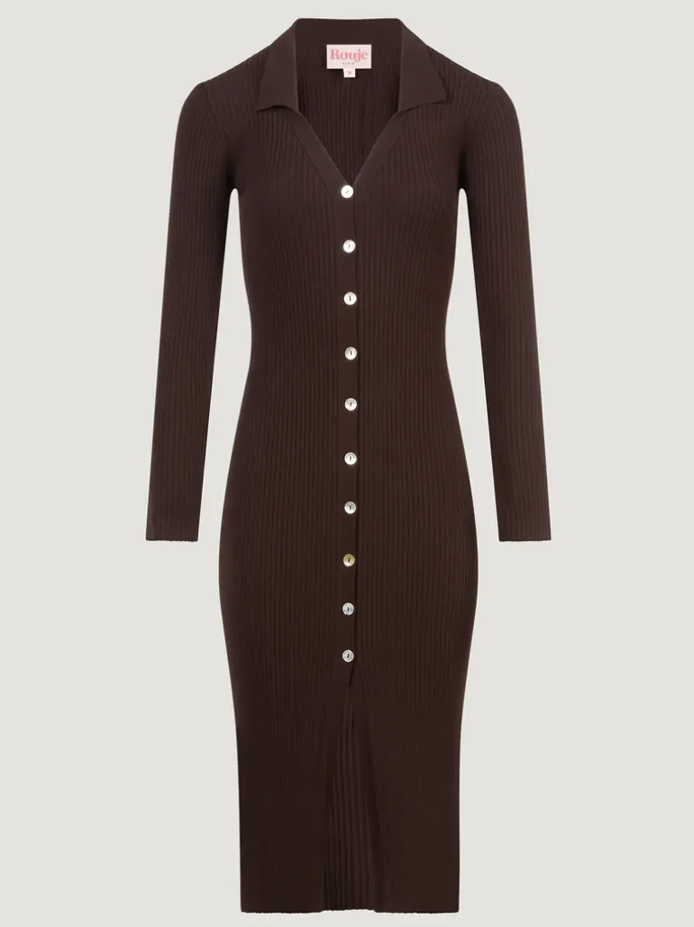 Robes|Mailles>Rouje Robe AURE UniMarron