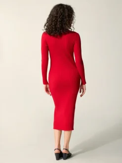 Robes|Mailles>Rouje Robe AURE UniRouge