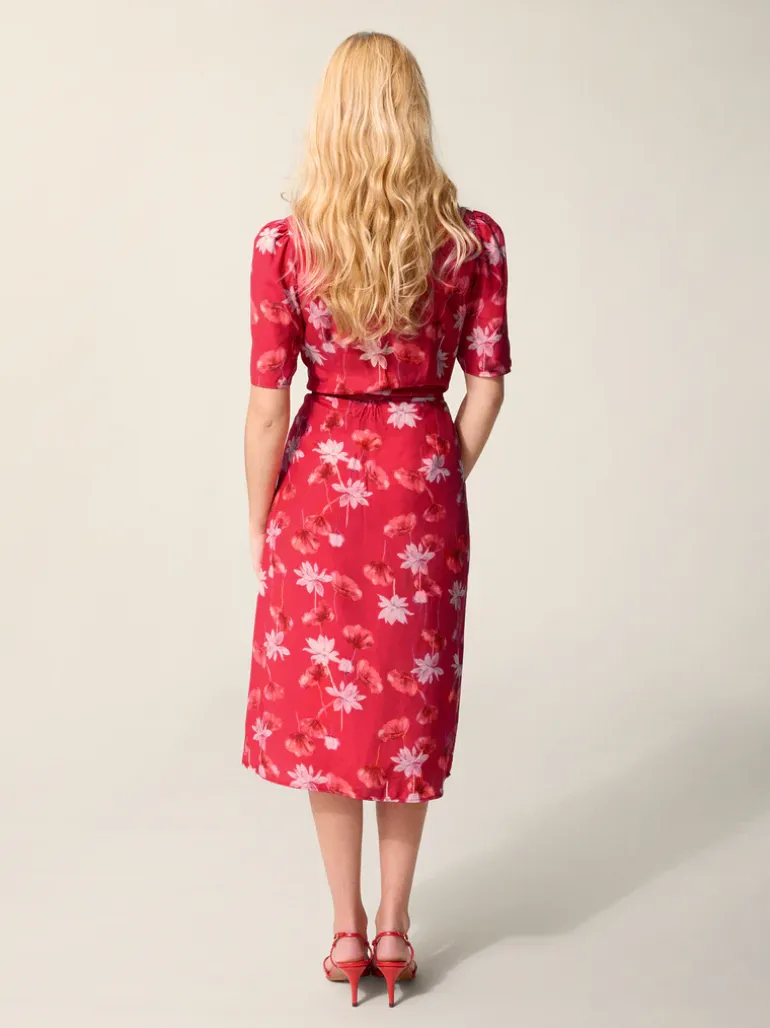 Robes>Rouje Robe GABIN CELESTINROUGE