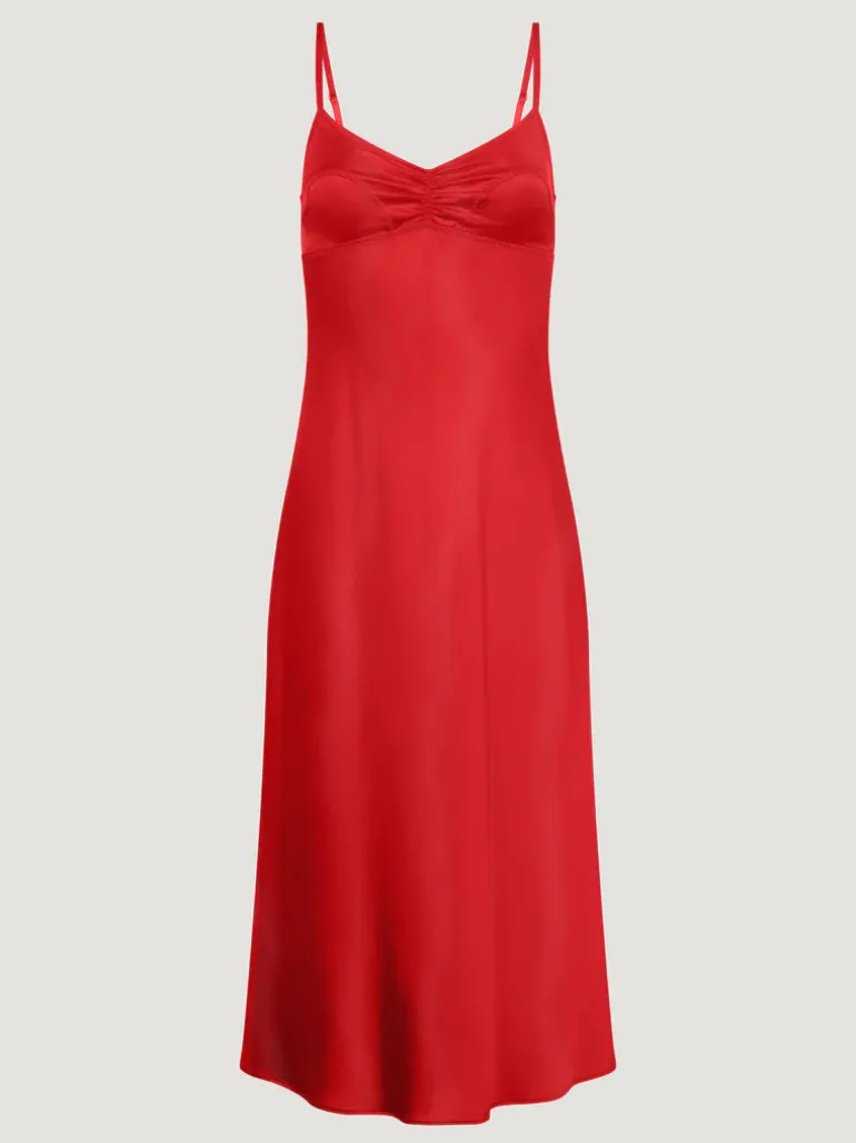 Robes>Rouje Robe JOSEPHINA SATINROUGE