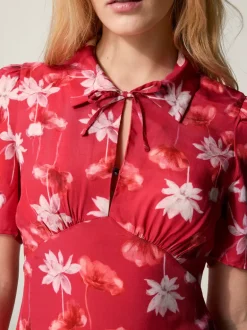 Robes>Rouje Robe SHEILA CELESTINROUGE