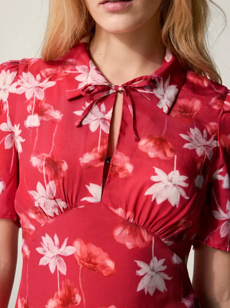 Robes>Rouje Robe SHEILA CELESTINROUGE