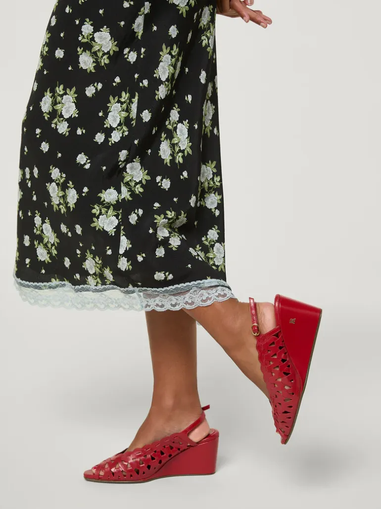 Souliers>Rouje Sandales BORDELAISE CuirRouge