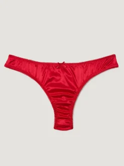 Lingerie>Rouje Tanga TULLY SATINROUGE