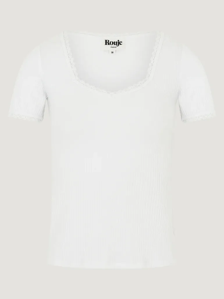 Tops>Rouje Top GIUIA UniBlanc