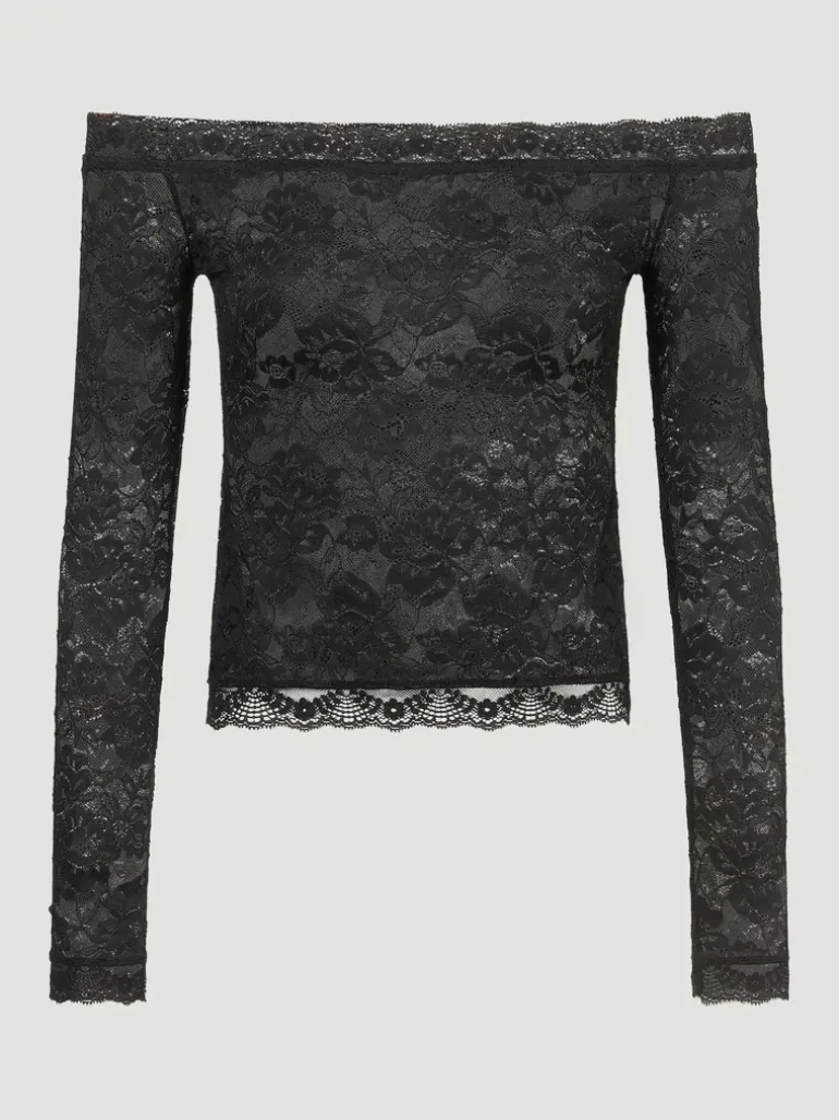 Tops>Rouje Top ROXANA DENTELLENOIR