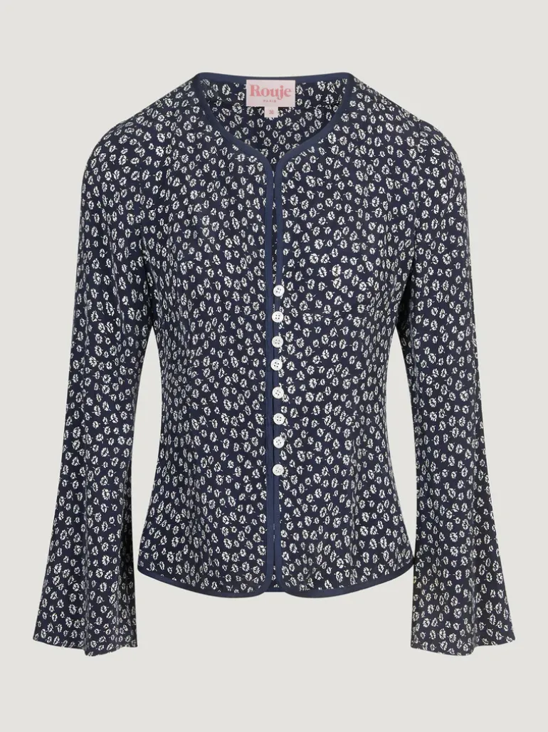 Tops>Rouje Top TEODORA BLEUETMARINE