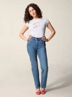 Tops>Rouje T-Shirt FERGUS BONJOURPARISBLANC