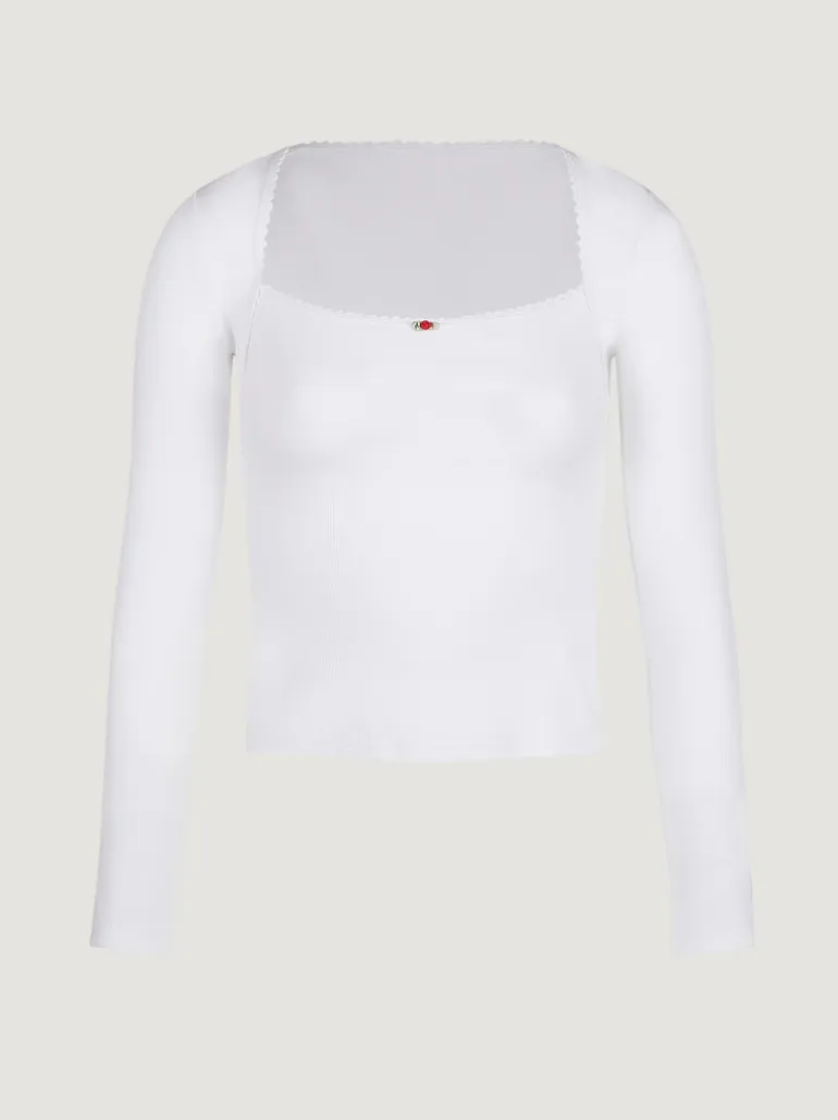 Tops>Rouje T-shirt IVANKA UniBlanc