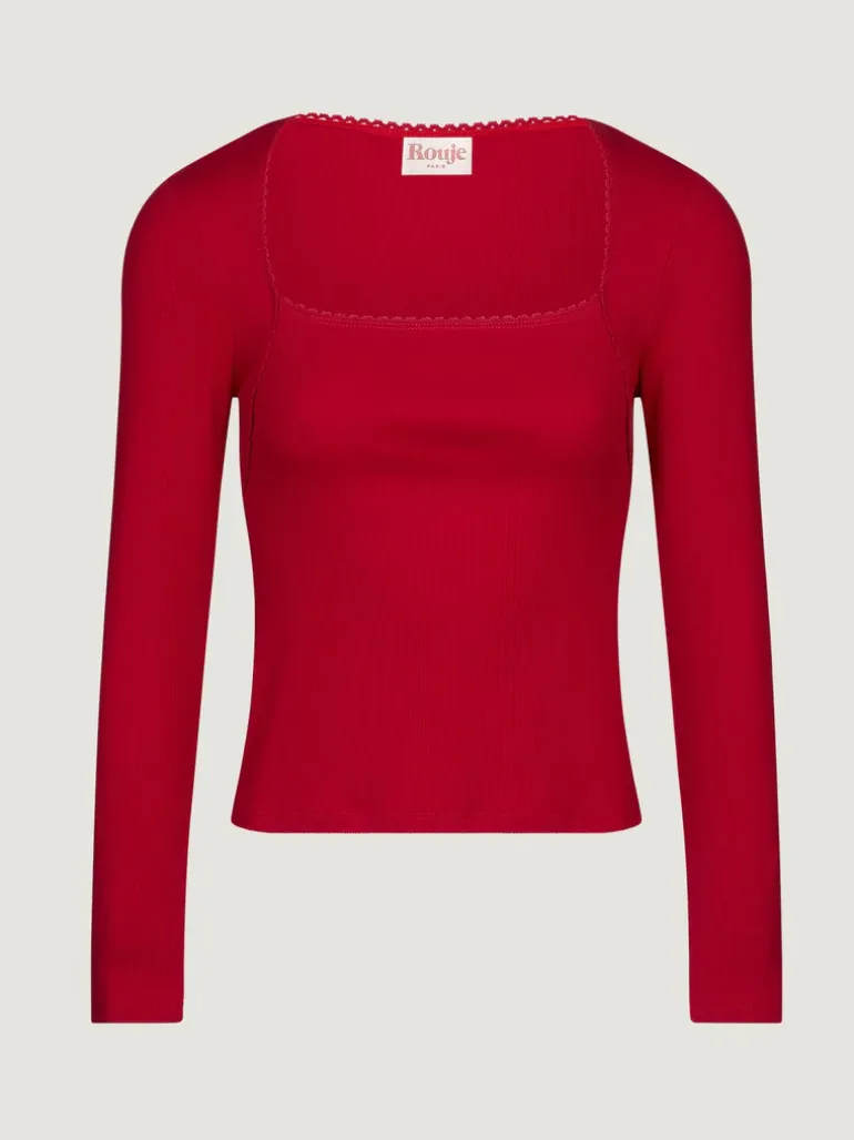 Tops>Rouje T-Shirt IVANKA UniRouge