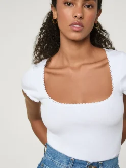 Tops>Rouje T-shirt SIAM Blanc