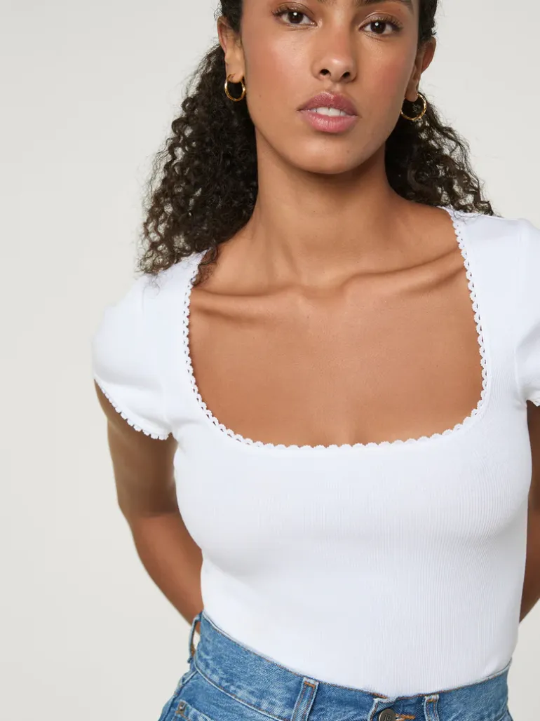 Tops>Rouje T-shirt SIAM Blanc