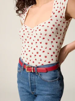 Tops>Rouje T-Shirt YUNA FLEURETTESAUVAGEECRU